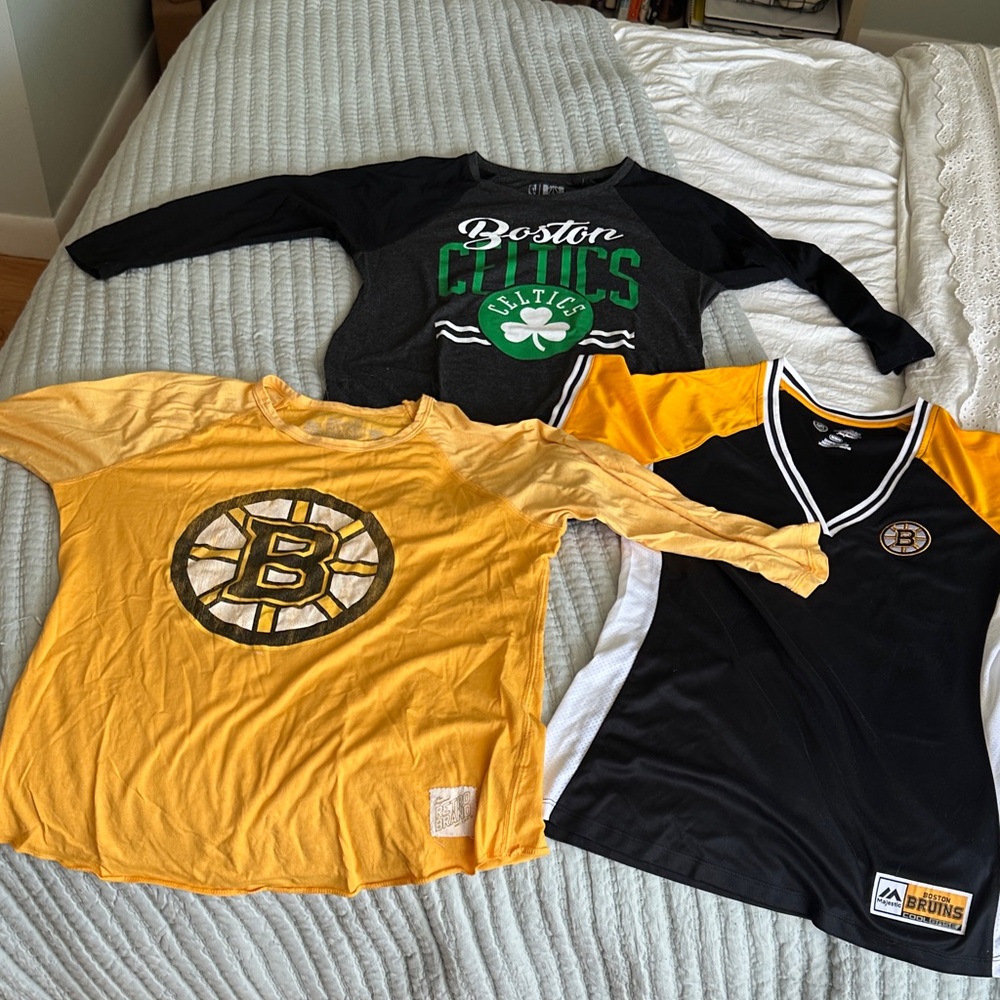 Women’s Bundle of Boston Sports Shirts